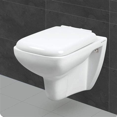 Wall Hung Toilet Ceramic Material White Colour In Morbi