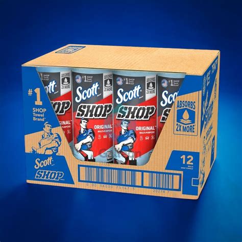 Scott Shop Towels Heavy Duty Blue Towels Galleon Supplies