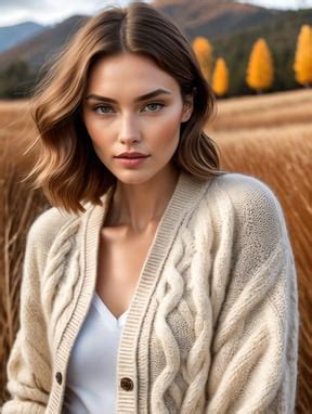 Premium Free Ai Images Beautiful White Female Fashion Tall Skinny Model With Short Brunette