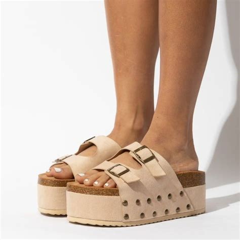 Shoes Nude Platformclog Sandal Birken Sandal Nonbranded Poshmark