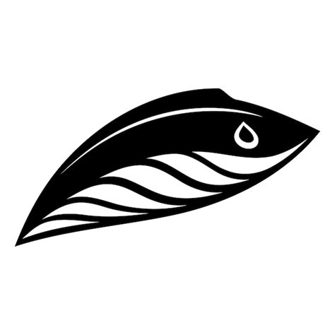 Abstract Black And White Eye Logo Design Premium Ai Generated Vector