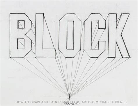 Draw 3d Block Letters Artofit