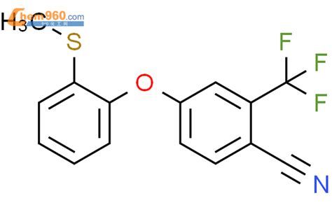 876759 87 4benzonitrile 4 2 Methylthiophenoxy 2 Trifluoromethyl