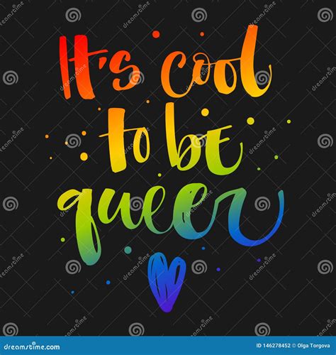 Es Fresco Ser Raro El Arco Iris De Gay Pride Colorea Cita Moderna Del Texto De La Caligraf A En
