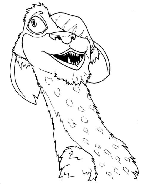 Dibujos De La Era Del Hielo Para Colorear Wonder