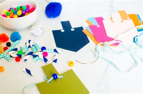 Diy Paint Chip Dreidel Garland — Our Happy Tribe