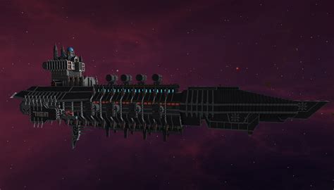 Warhammer 40k Instigator Chaos Cruiser Starmade Dock