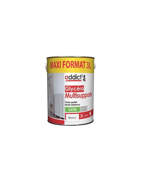 Addict Glyc Ro Multisupports Peinture Glyc Ro Blanc Base De R Si