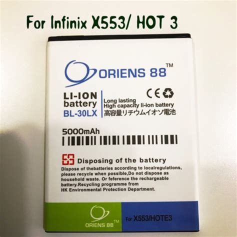 Jual P Baterai Batre Battery Infinix X Hot Double Power IC ORIENS Shopee Indonesia