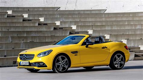 Mercedes Slc Final Edition Debuts As Roadster S Colourful Finale