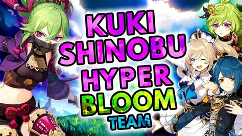 Kuki Shinobu Hyperbloom Team F P Genshin Impact Youtube