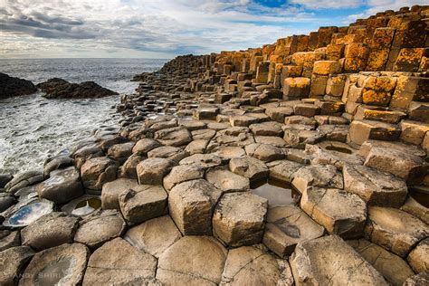 Basalt Columns At Giants Causeway County Antrim Northern Ireland Oc
