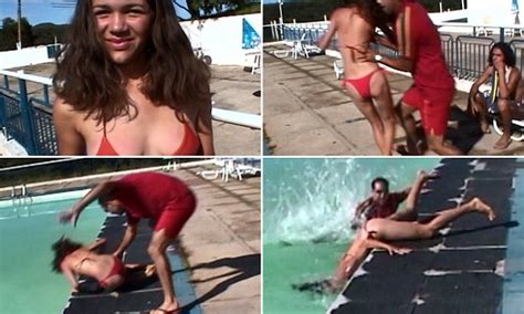 Man Tries To Play Swimming Pool Prank On Girl In A Bikini But It Goes Painfully Wrong Daily