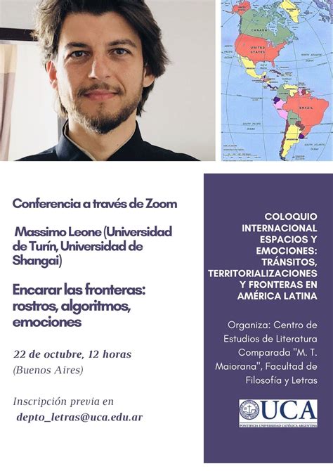 Massimo Leone’s Conference: Encarar las fronteras: rostros, algoritmos ...