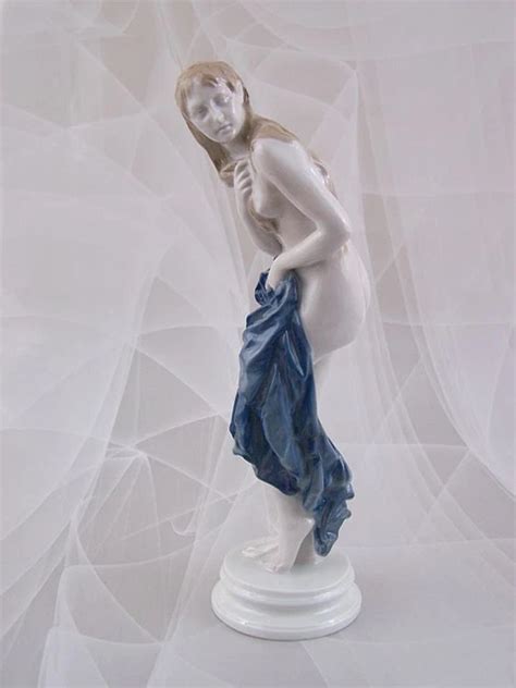 Rosenthal Figur Nackte T Nzerin Berrascht Boese Akt Erotik Nude Figurine