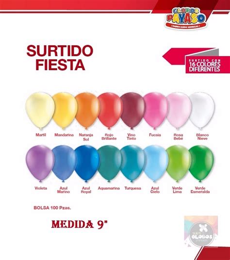 Globos L Tex No Bolsa C Colores Surtidos En Mercado Libre