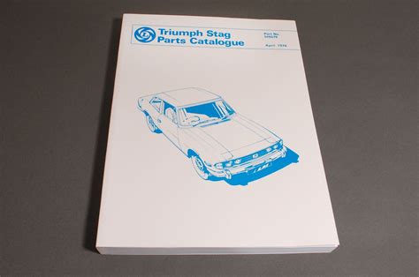 Parts Catalogue Stag - 519579 - British Leyland | Rimmer Bros