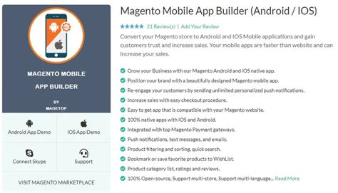 12 Best Magento Mobile App Builders For IOS Android 2025