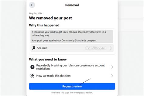 Removed Facebook Pictures