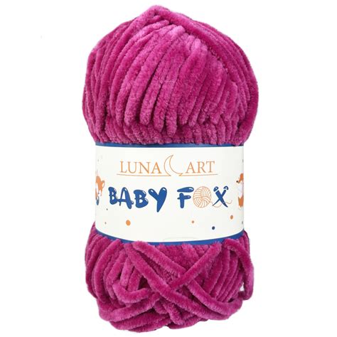 Włóczka poliestrowa Baby Fox Luna Art 52 100 g 120 m