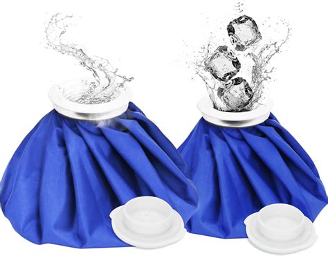 Amazon Pledulab Ice Bag For Injuries Reusable With Ice Cube Tray Hot Cold Therapy And
