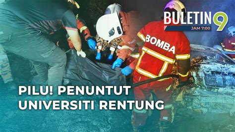 Penuntut Usas Rentung Kereta Dipandu Bapa Rempuh Pokok Youtube