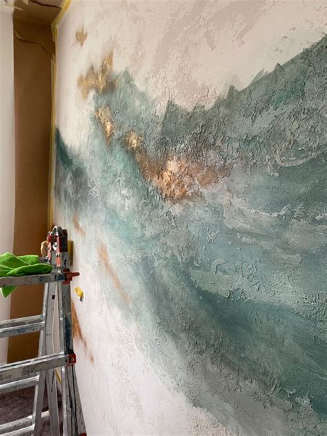 Plaster Mural Wall Plaster Mural Materic Materic Green Nel 2024