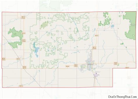 Map of Taylor County, Wisconsin - Địa Ốc Thông Thái