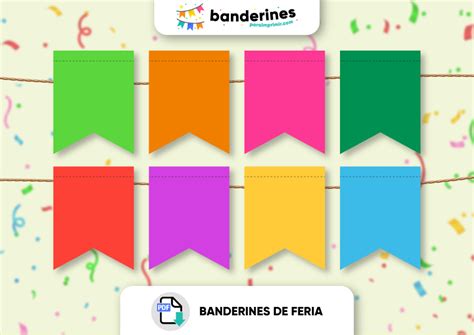 Los Mejores Banderines Rojos Para Imprimir ¡descarga Ahora