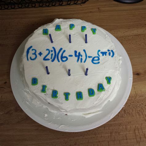 My Boyfriend Is A Math Teacher Here Is The Birthday Cake I Made Him