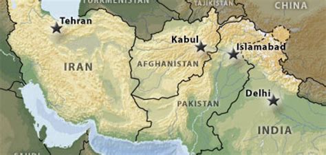Map Of Iran And Pakistan