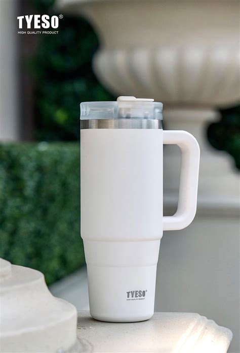 Tyeso Tumbler ML ML Vacuum Insulated Tumbler Keep Cold And Hot With Handle Botol Air