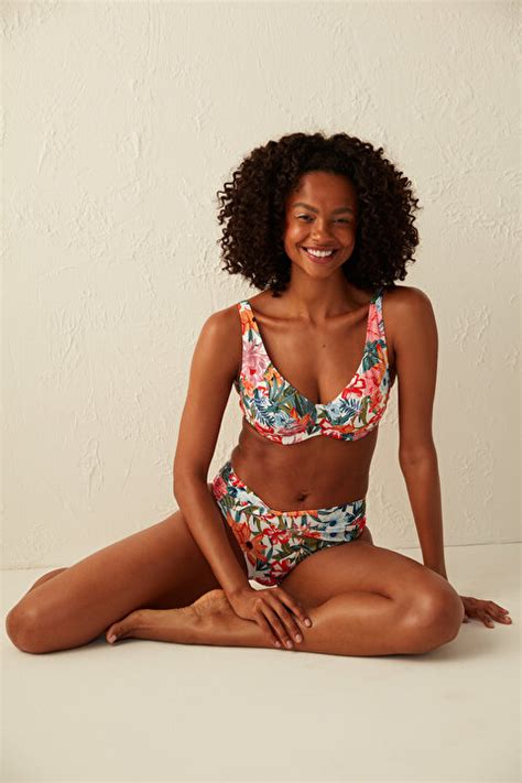 Ok Renkli Marcel I Ek Desenli Bikini Alt Plsvxy P Iy Mix Ok Renkli Penti