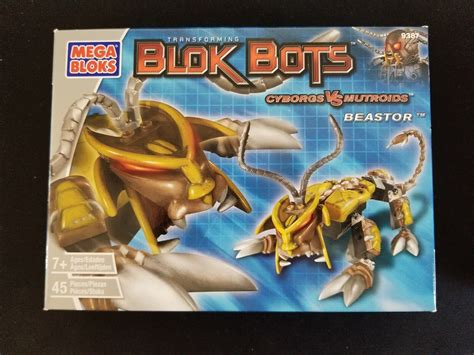 Mega Bloks Transforming Blok Bots Cyborgs Vs Mutroids Ebay