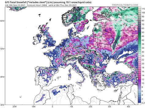 Europe under the snow! Heavy blizzards on the way, in these regions a ...