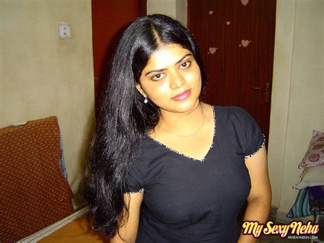 Indian Wife Neha In Sexy Black Indian Shalwar Suit Stripping Indian Porn Photos