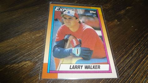 1990 TOPPS 757 LARRY WALKER BASEBALL CARD EBay