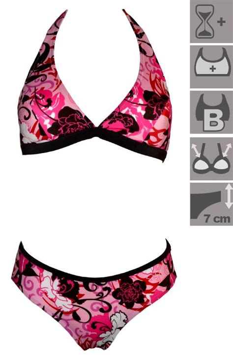 Cups B Triangle Bikini With Soft Pads