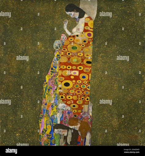 Gustav Klimt Austrian 1862 1918 Hope II 1907 08 Oil Gold And