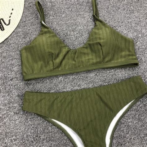 Mulheres Dividir Bikini Moda Europeus E Americanos As Mulheres Swimsuit Bikini Bestow Em