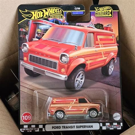 Hot Wheels Premium Boulevard Ford Transit Supervan Shopee Malaysia
