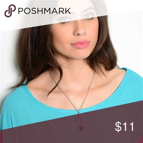 Beautiful Teardrop Necklace Teardrop Necklace Coin Choker Necklace