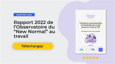 rapport  observatoire du  normal au travail