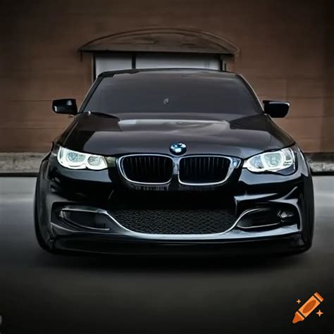 Fully tuned bmw e90 from different angles on Craiyon