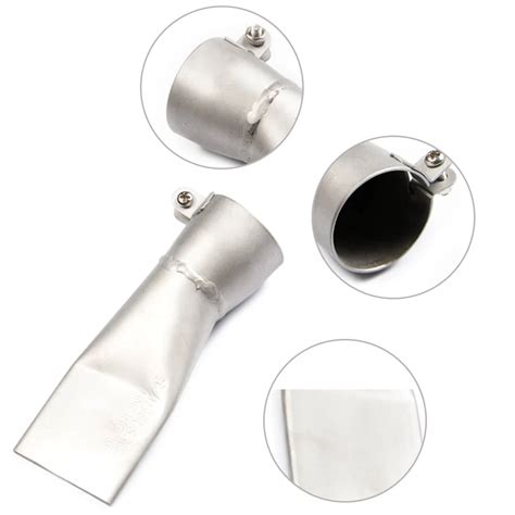 40mm Flat Wide Mouth Tubular Nozzle For Plastic Welding Gun Hot Air Heat Gun For Plastic Welding