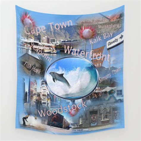 Greetings From Cape Town Wall Tapestry By Justkidding Tapestry People
