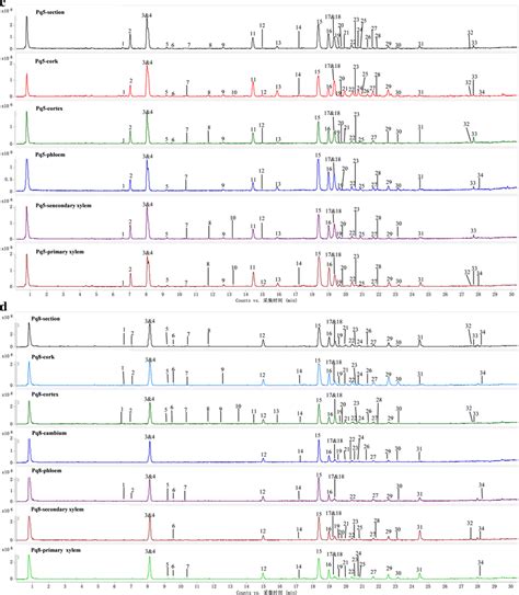 The Total Ions Current Tic Chromatograms Of Microdissected Tissues