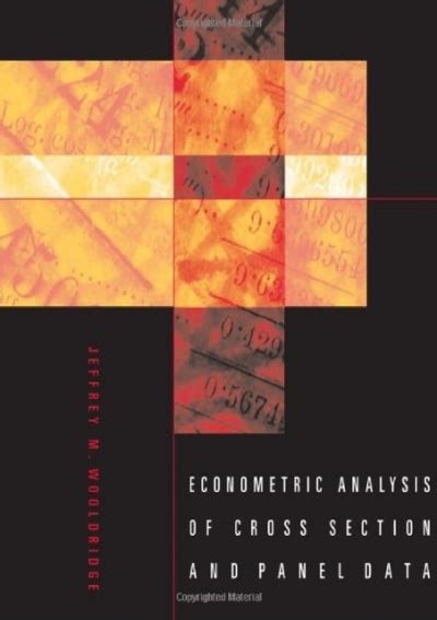 Epub Download Econometric Analysis Of Cross Section And Panel Data Ebooks