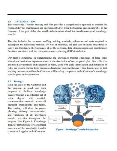 Free 10 Knowledge Transfer Plan Samples In Ms Word Pdf