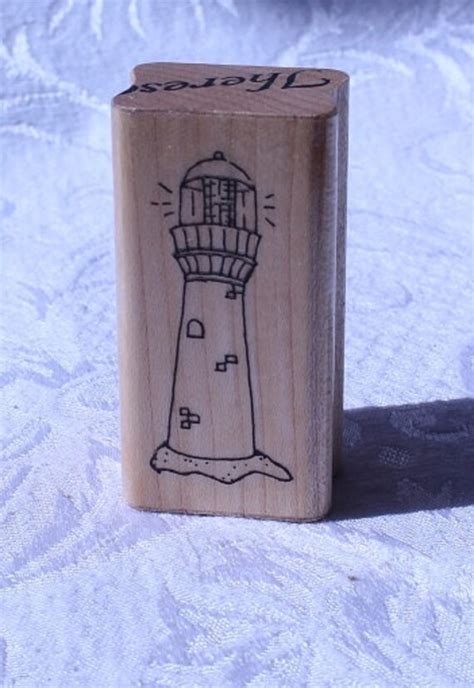 Items Similar To Lighthouse Stamp By Jrl Designs Lighthouse Rubber